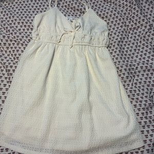 Mini cream colored dress